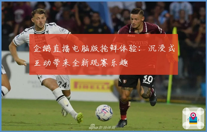 企鹅直播电脑版抢鲜体验：沉浸式互动带来全新观赛乐趣