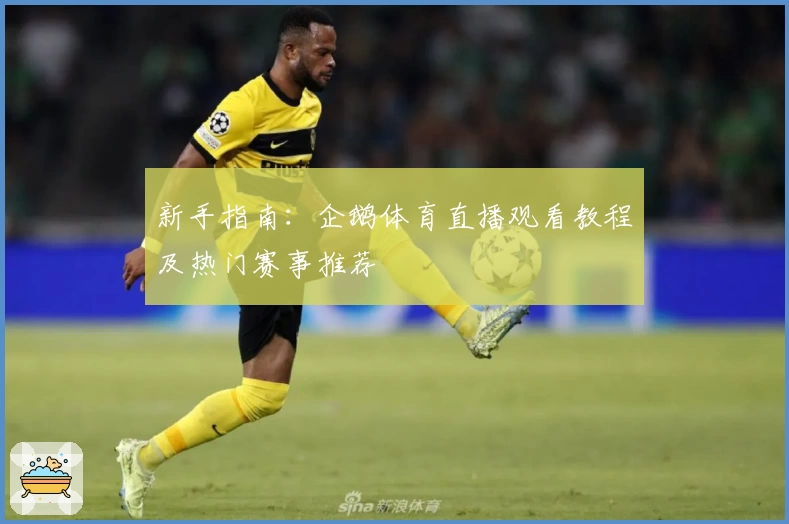 新手指南：企鹅体育直播观看教程及热门赛事推荐
